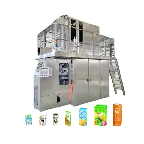 3000bph Aseptic Brick Carton Filling Sealing Machine 1L